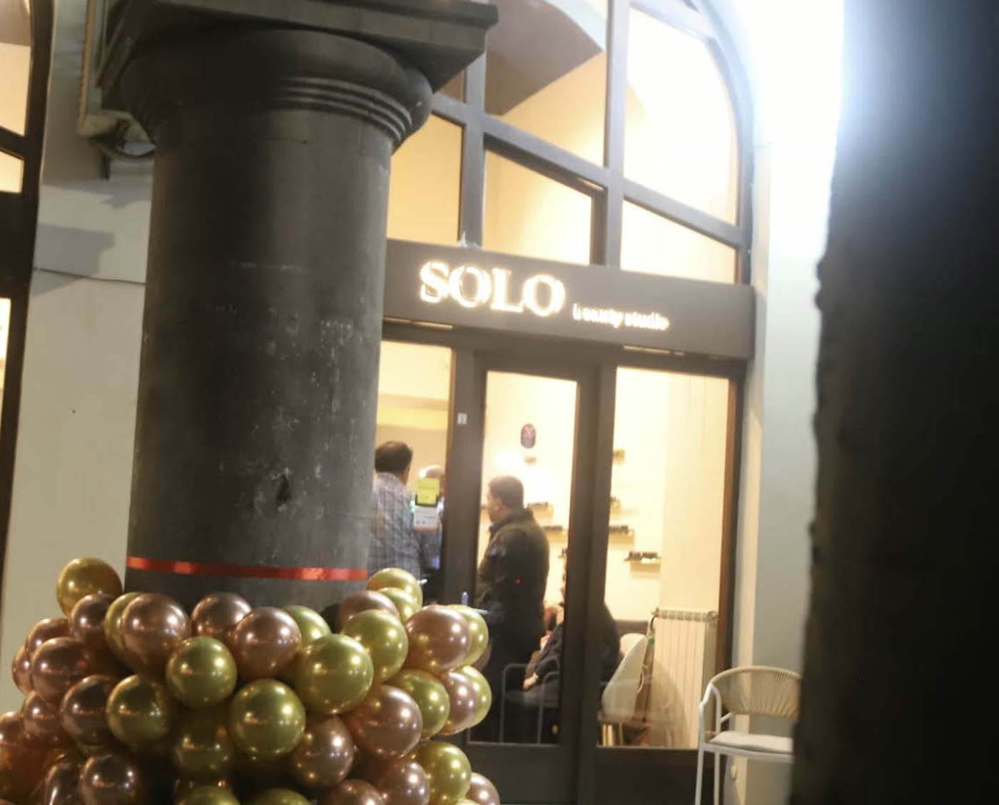 SOLO beauty studio storefront, 2 Pekini Ave, Tbilisi