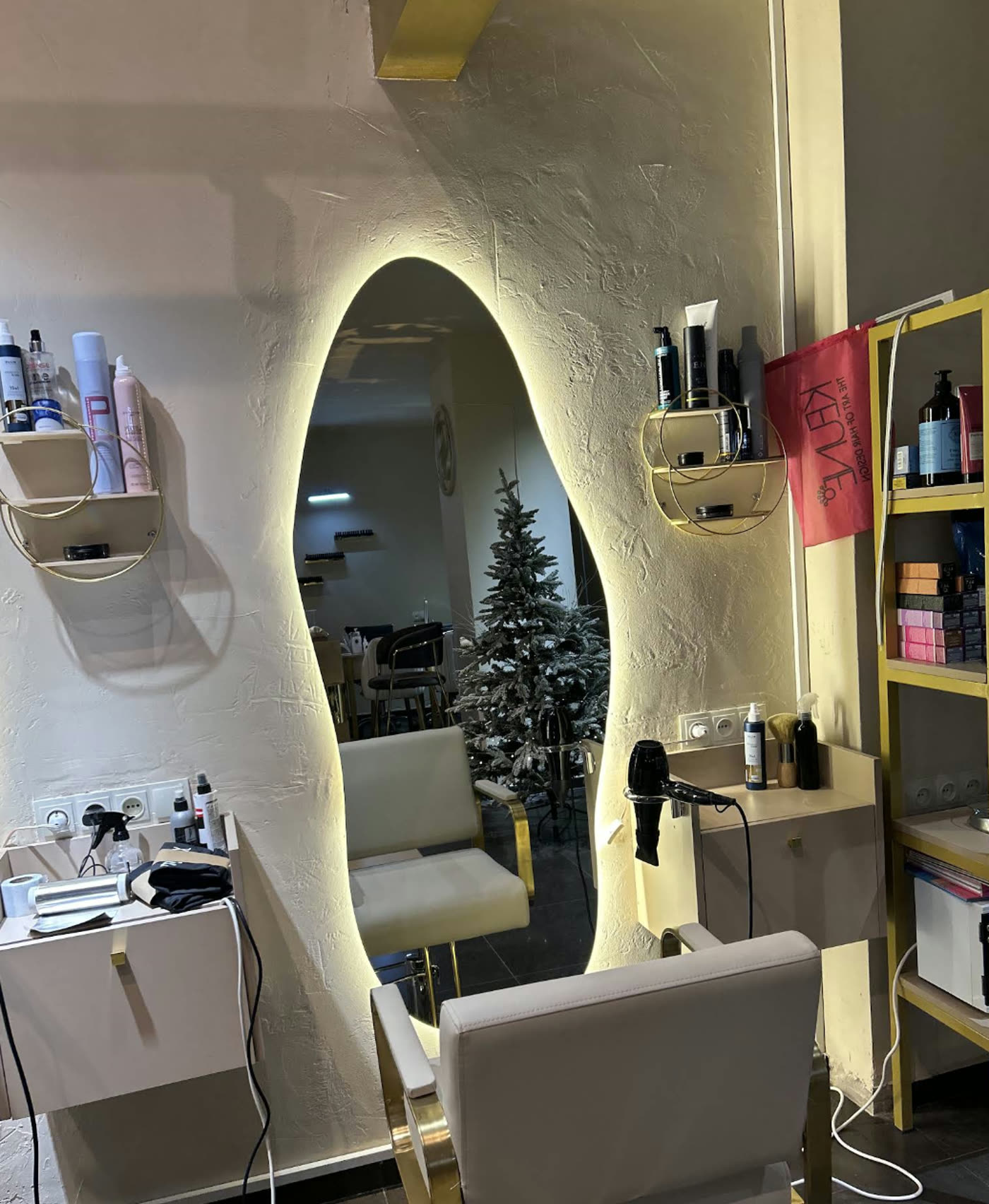 Hair styling chair at SOLO beauty studio